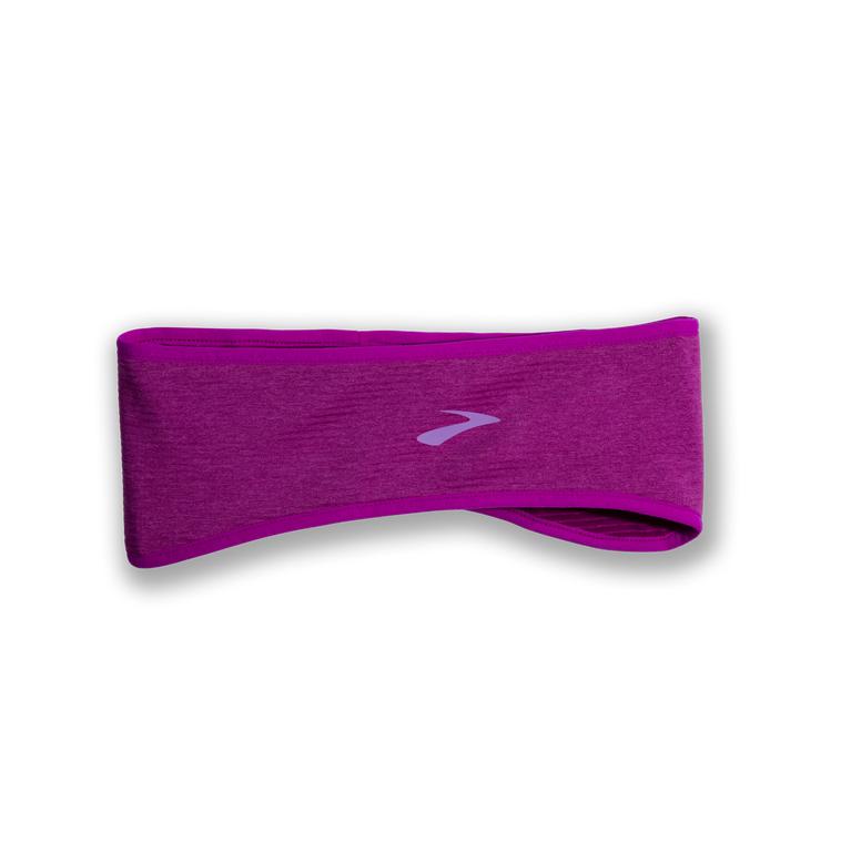 Brooks Men's Notch Thermal Running Headband - Heather Magenta (YOVD10392)